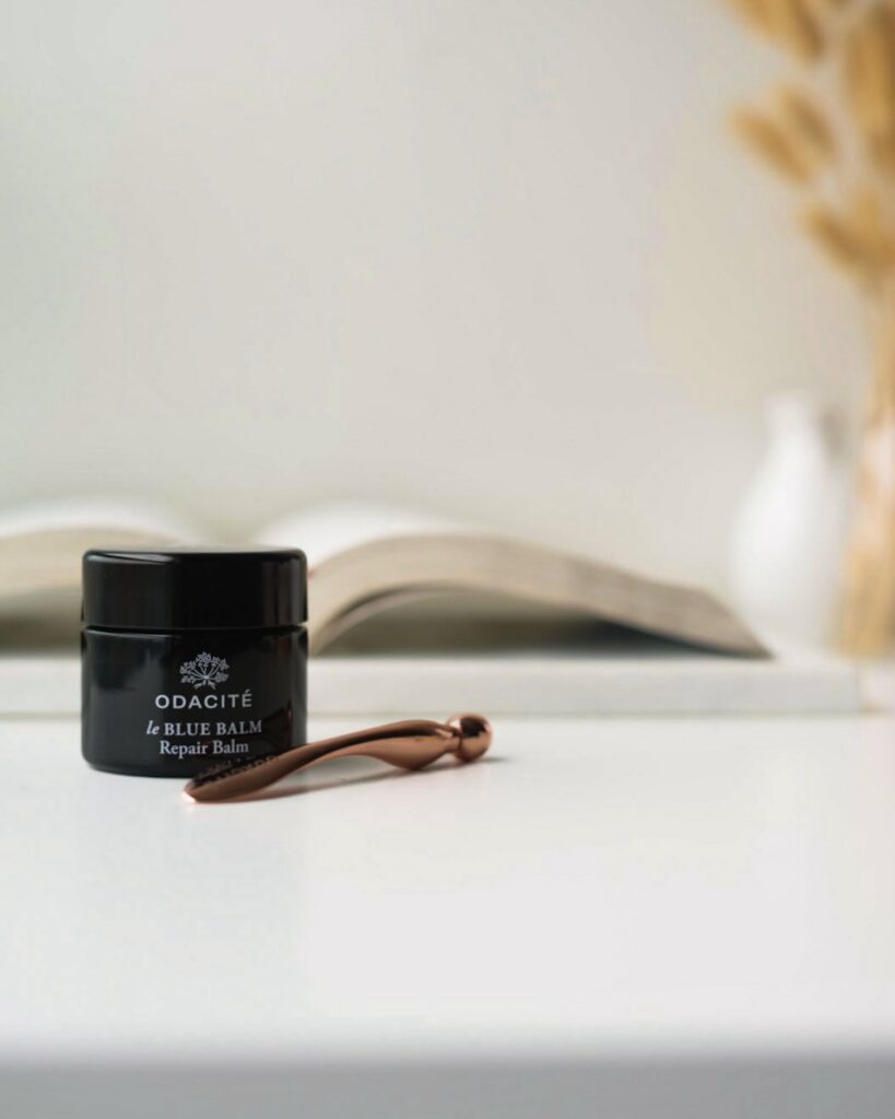 Odacite le Blue Balm Repair Balm & Mon Ami Beauty tool