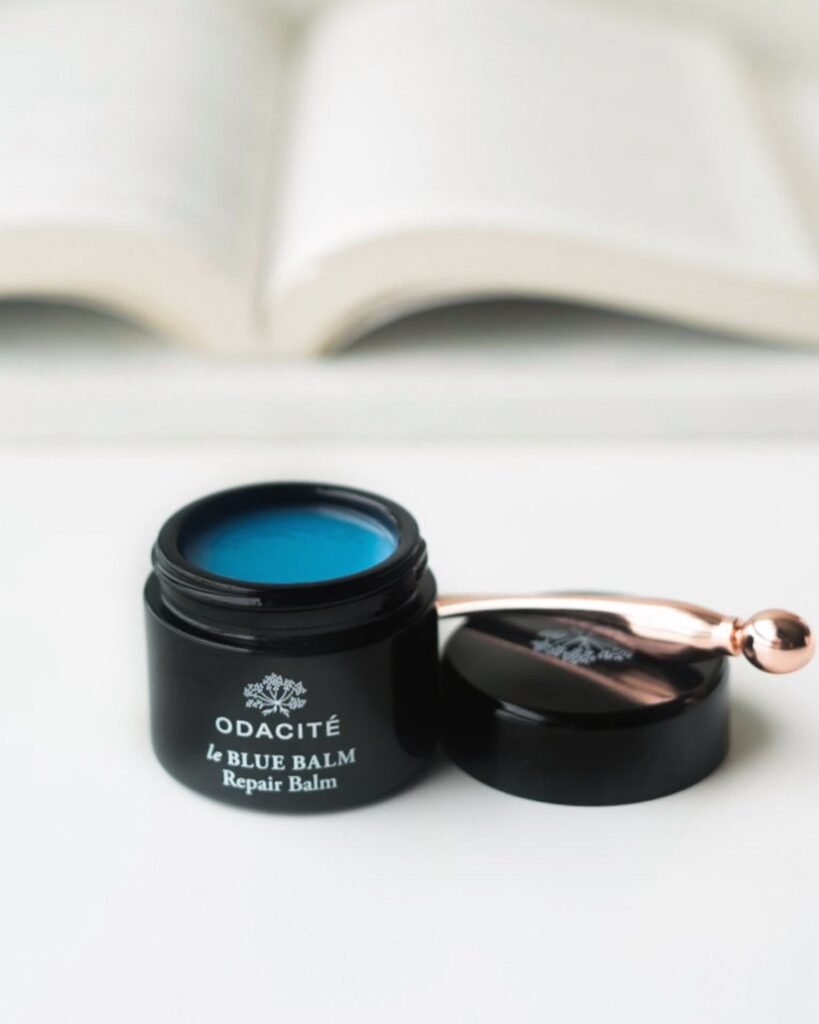 Odacite le Blue Balm Repair Balm & Mon Ami Beauty tool