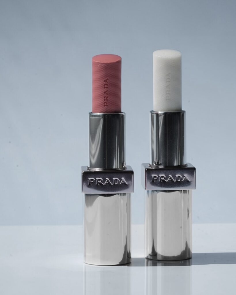 Prada Beauty Light glowing Lip oil sticks - U016 Rose & U014 White